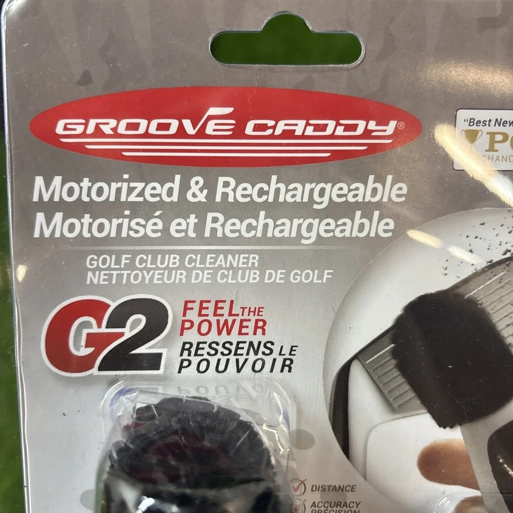 GROOVE CADDY ' G2 GOLF CLUB CLEANER MOTORIZED PGA BEST NEW Great‎ Gift!